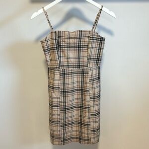Altar’d State plaid mini dress.